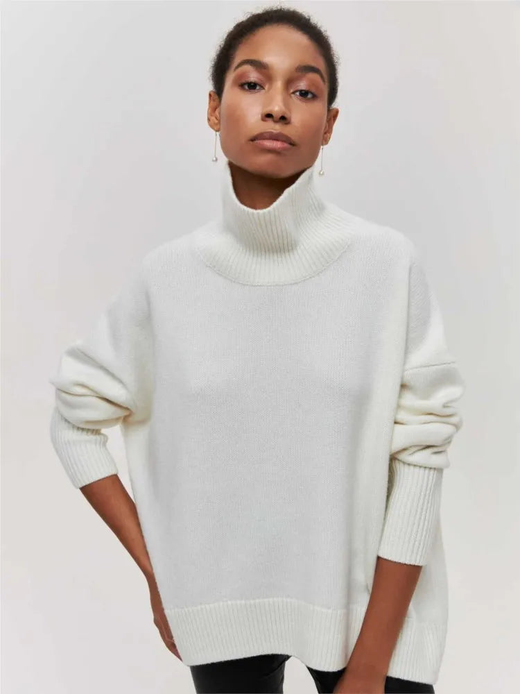 Pull col roulé Oversize - L'indispensable de l'hiver