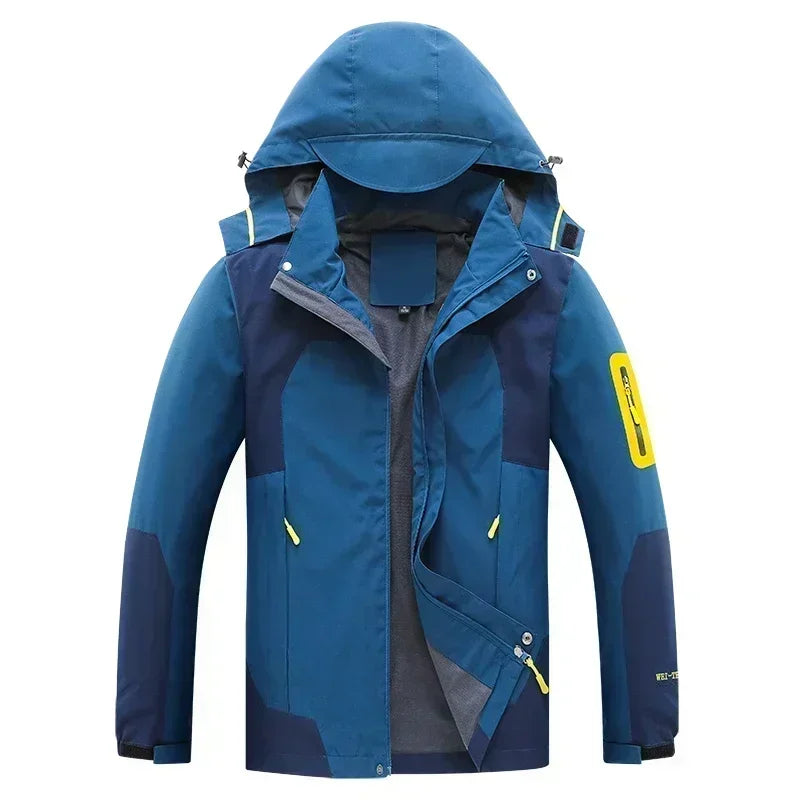 Manteau à Capuche Imperméable et Coupe-vent pour Homme