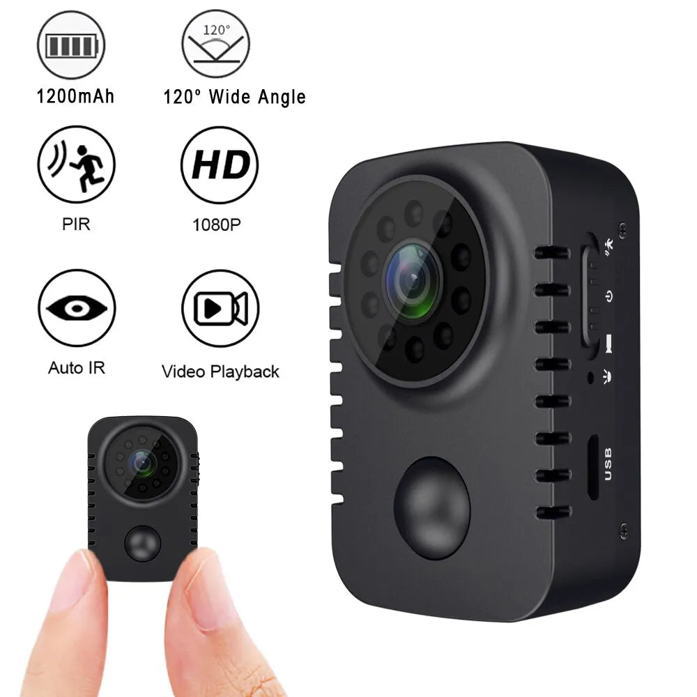 Caméra espion Full HD détection de mouvement
