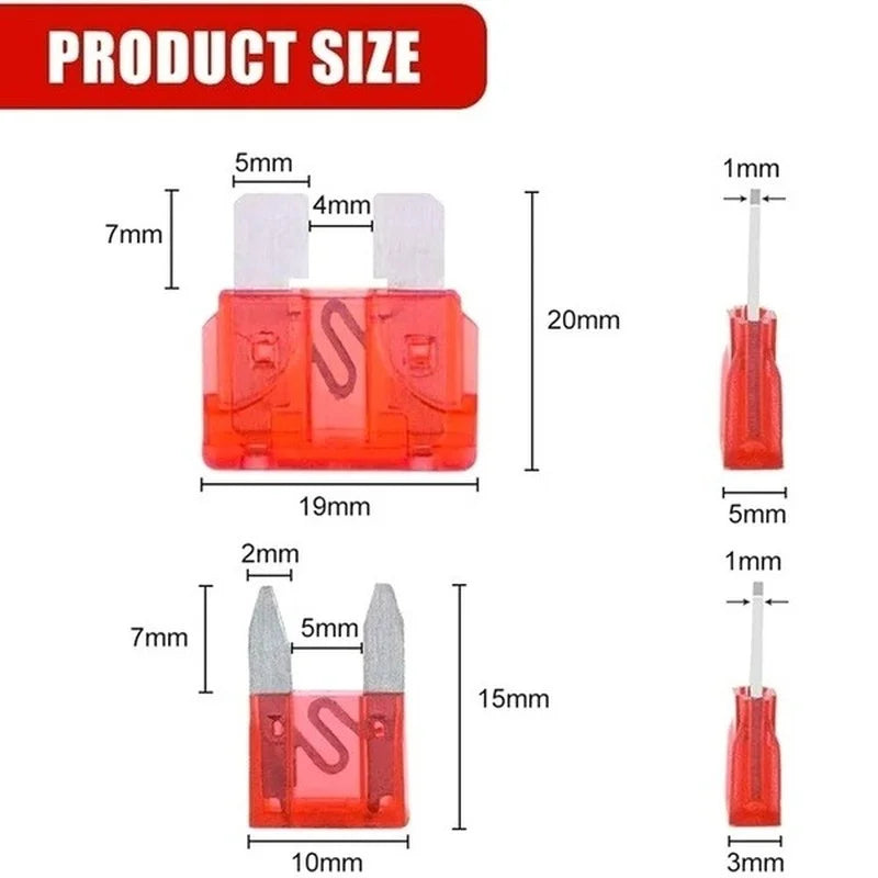 Kit de 300 pièces Fusibles de Voiture
