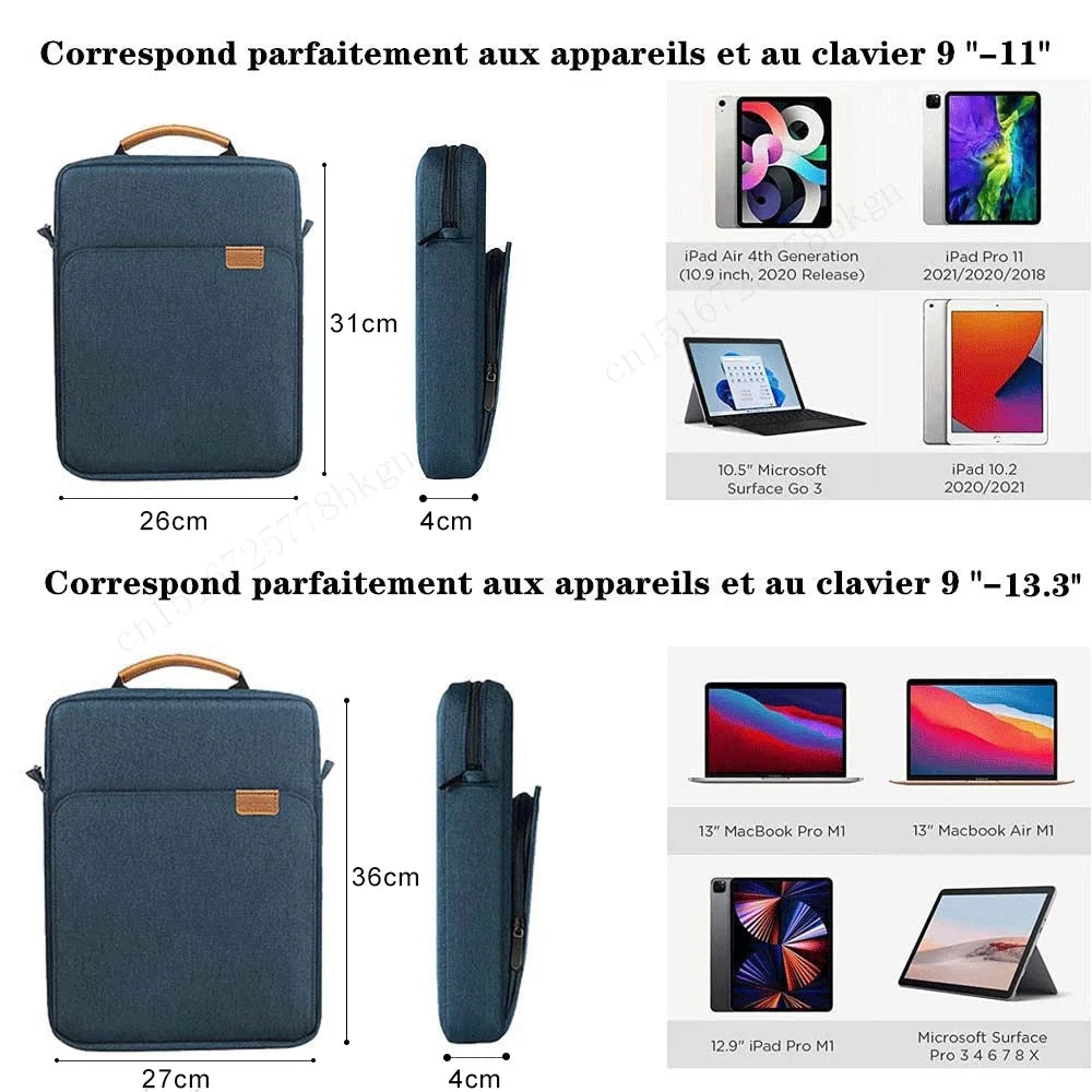 Sacoche PRO pour IPad et rangement multimédia
