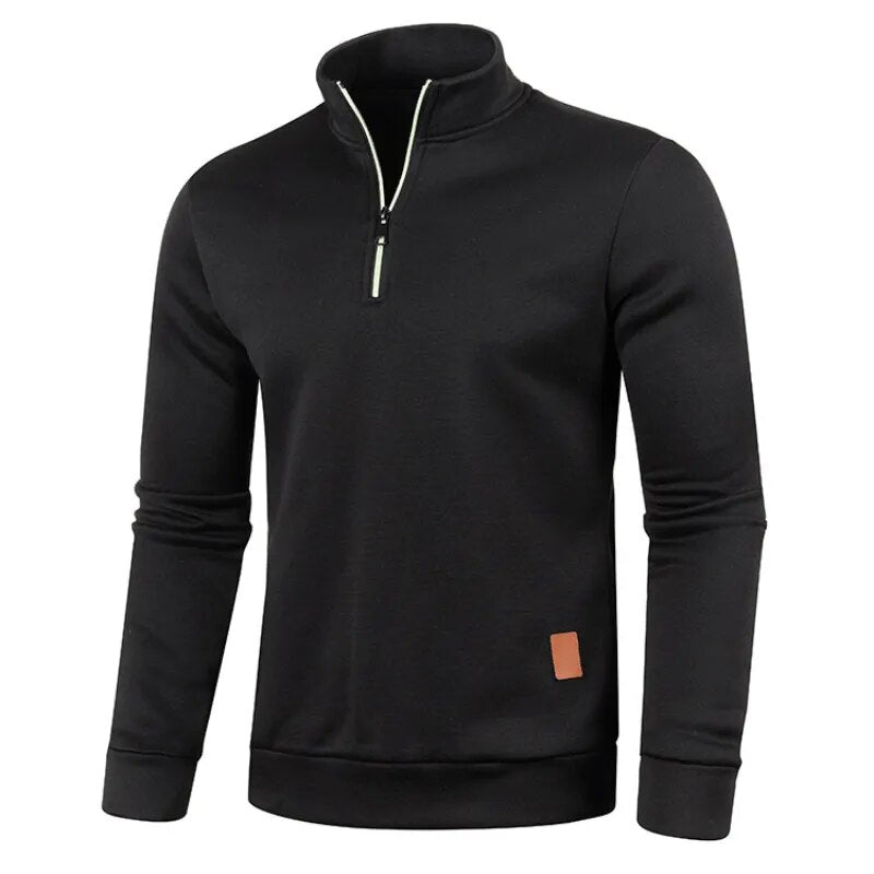 Pulls à col roulé à Zip pour hommes