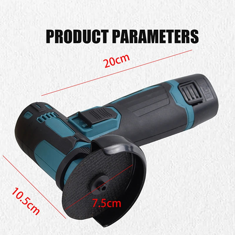 Mini meuleuse d'angle sans fil 12V + Accessoires OFFERTS