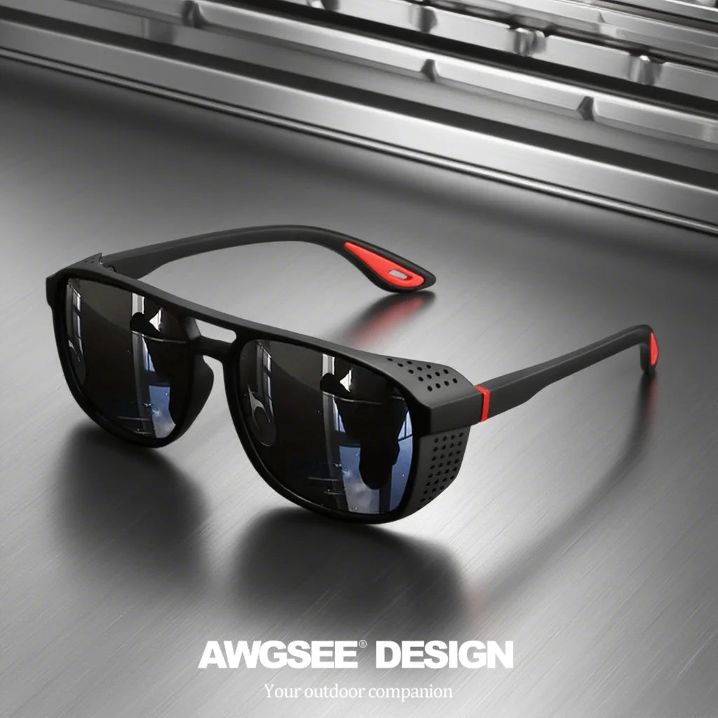 Lunettes de Soleil Sport Polarisées UV400 – Protection Coupe-Vent pour Cyclisme, Running et Activités Outdoor