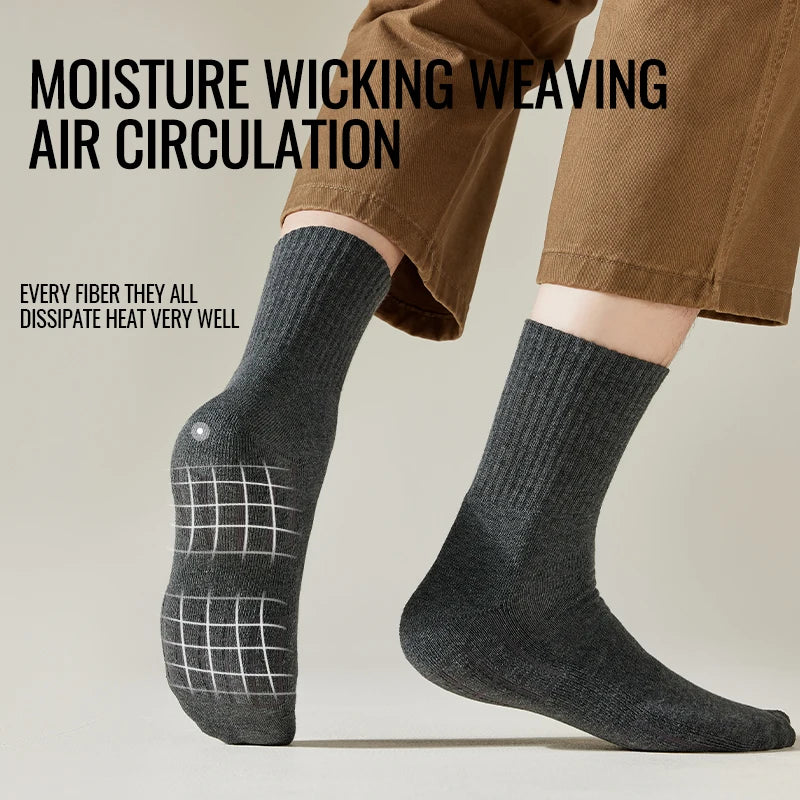 5 paires de Chaussettes Longues Homme – Amorti & Maintien