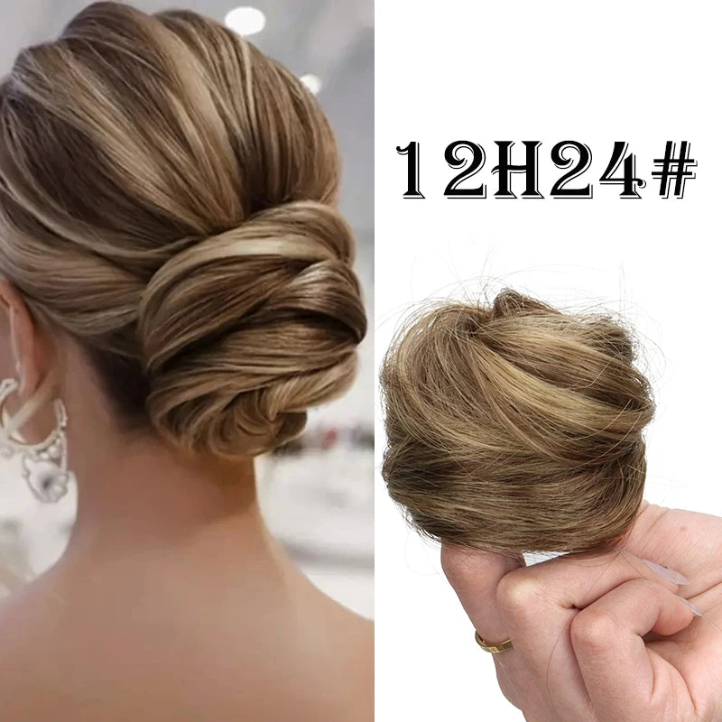 Chouchou Effet Faux Chignon Élégant