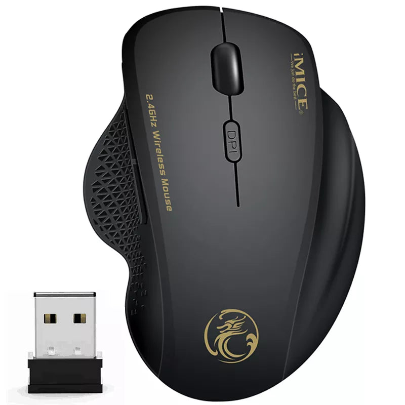 Souris Optique Ergonomique avec boutons latérales programmables