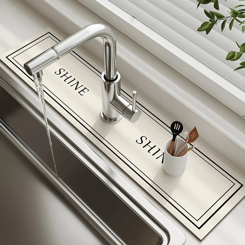 Tapis Égouttoir Cuisine - Séchage Rapide & Propre