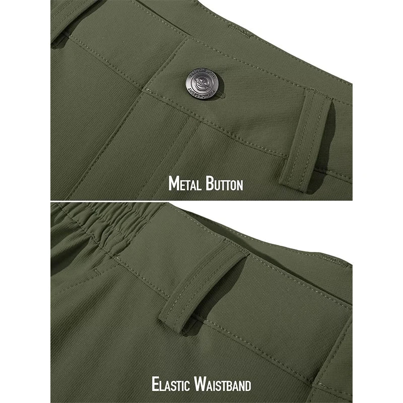 Pantalon droit décontracté pour homme - léger et séchage rapide