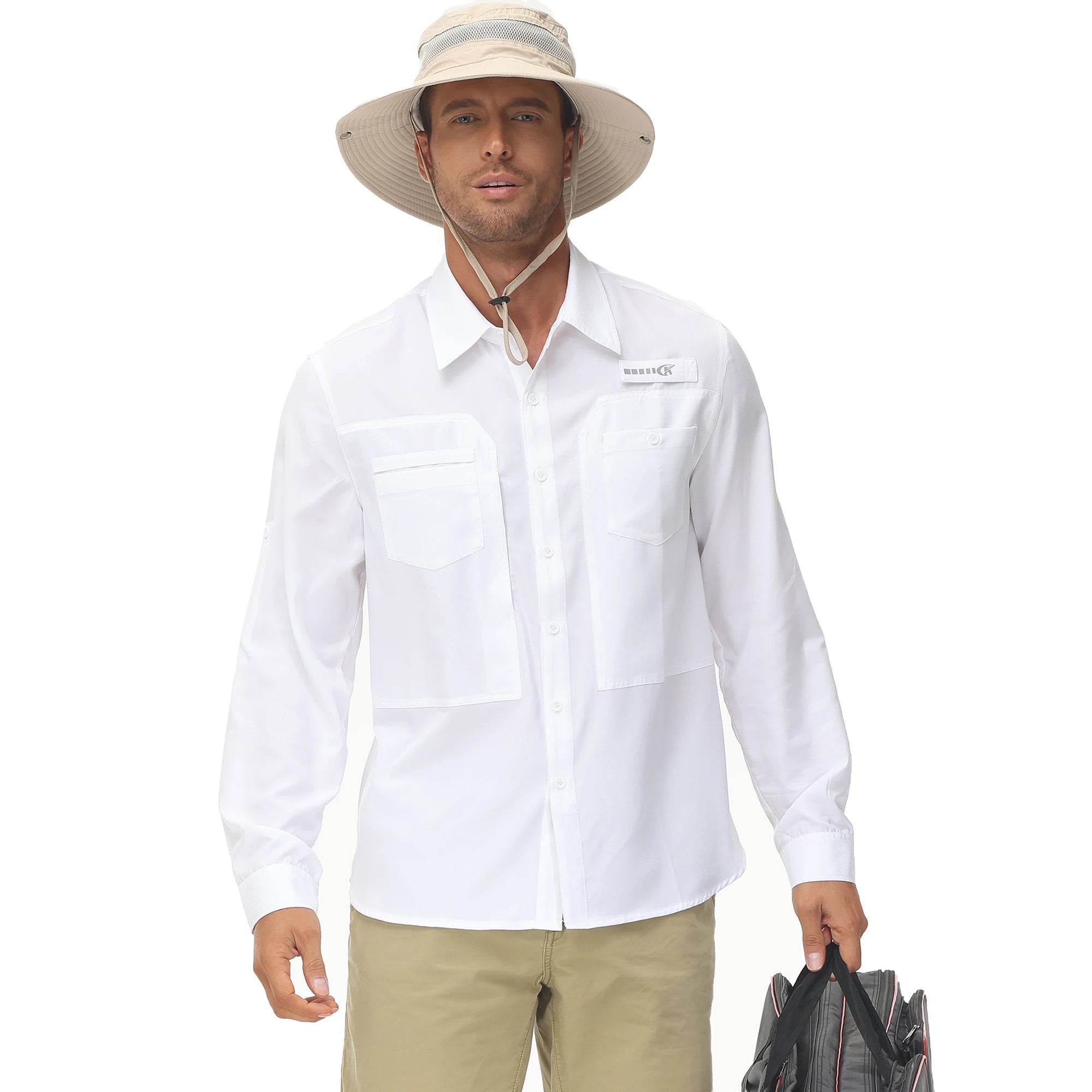 Chemise cargo manches longues - Aventure, Pêche et randonnée