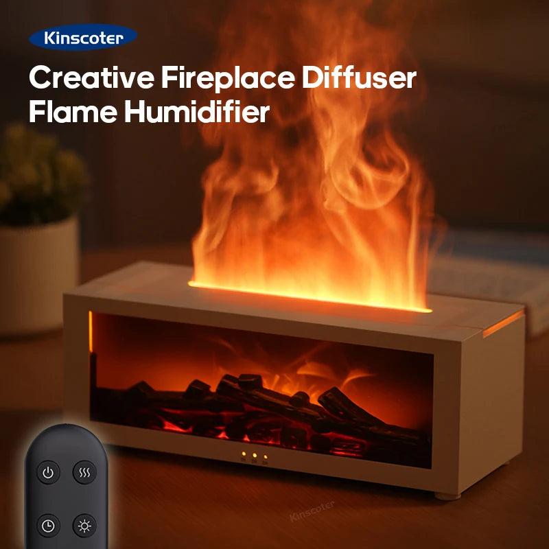 Diffuseur Mini Cheminée Cosy - 4 Huiles essentielles OFFERTES