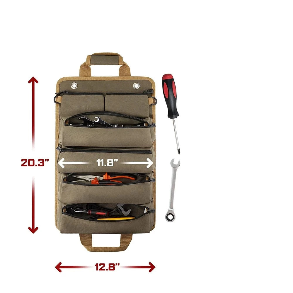 Sac à outils ROBUSTE 6 trousses enroulable