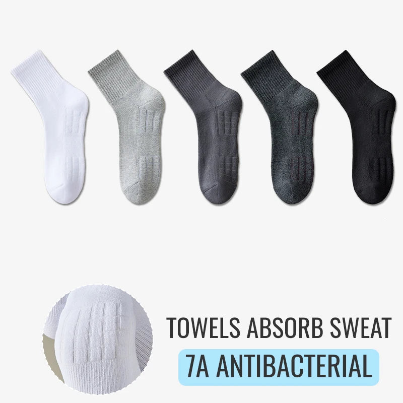 5 paires de Chaussettes Longues Homme – Amorti & Maintien