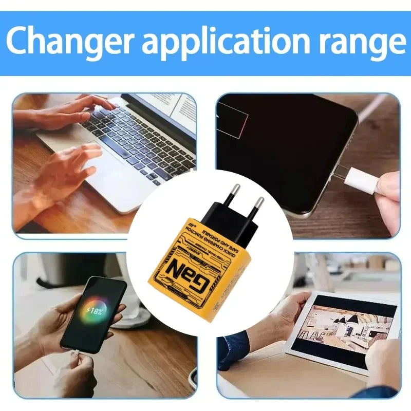 Chargeur Ultra-Rapide 145W - 3 Ports USB-C