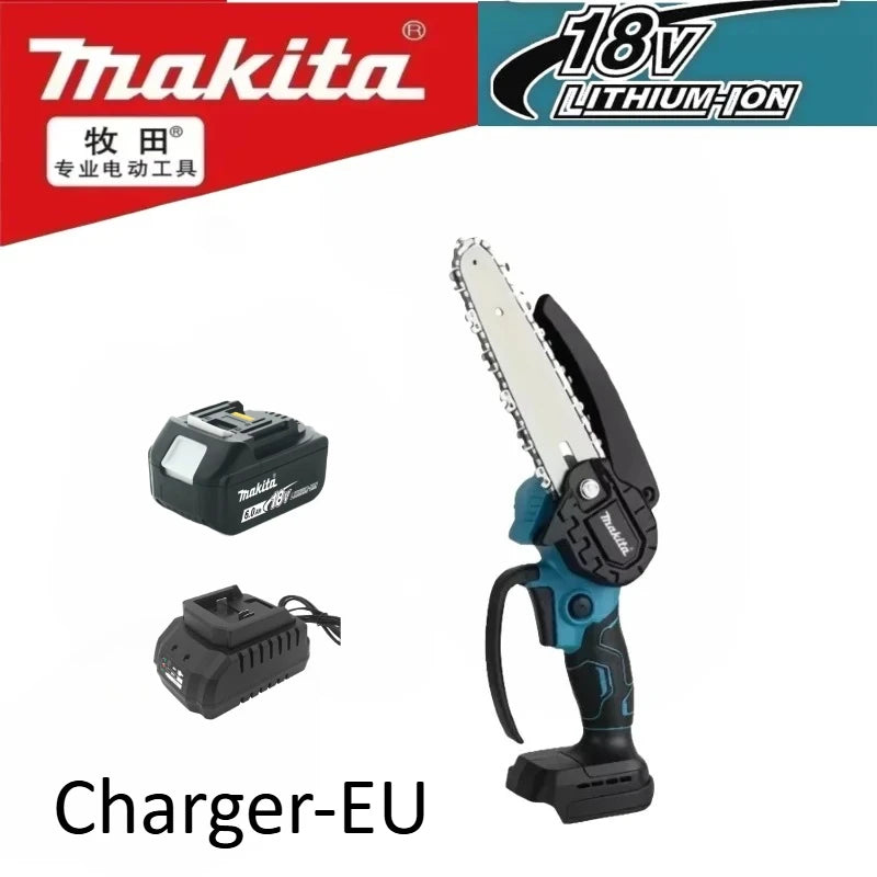 Mini scie à chaîne électrique rechargeable - Livraison offerte