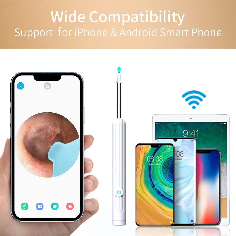 Cure-Oreille Intelligent HD avec Caméra WiFi