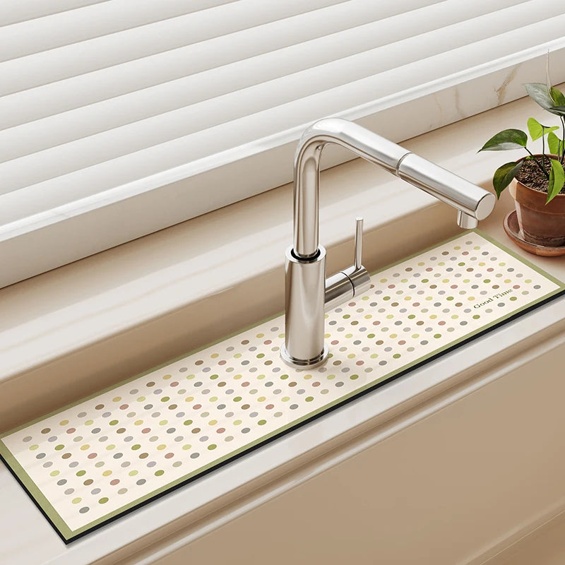 Tapis Égouttoir Cuisine - Séchage Rapide & Propre