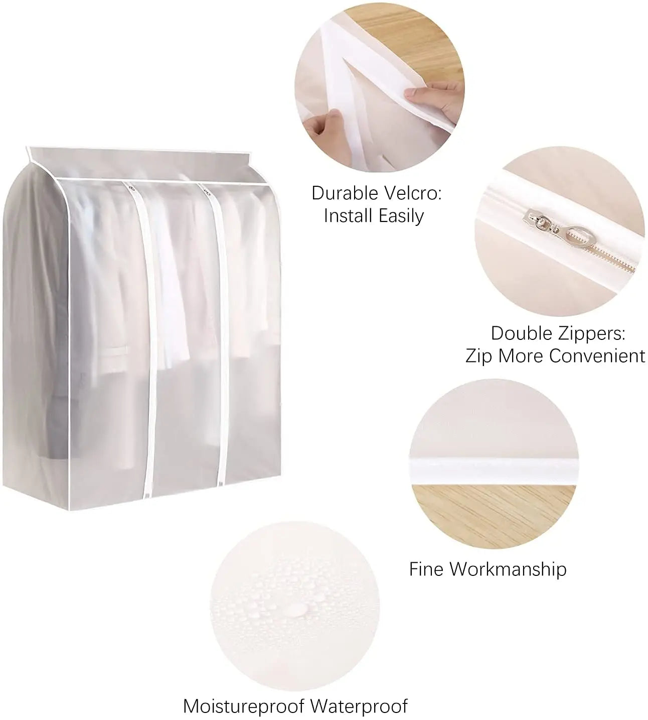 Housse de Protection Vêtements Anti Poussière