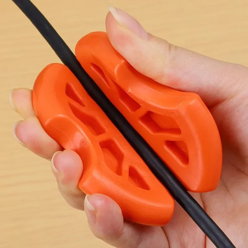 2x Poignées en Caoutchouc pour Traction de Câble