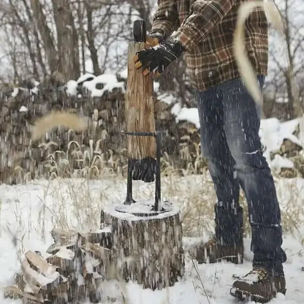 Séparateur fendeur de bûche de bois en fonte