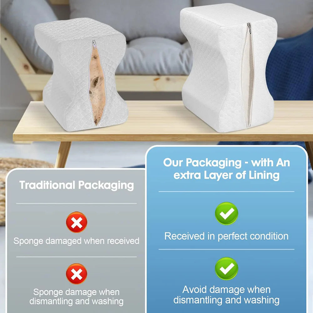 Coussin Jambes & Hanches – Soutien Ergonomique Nuit