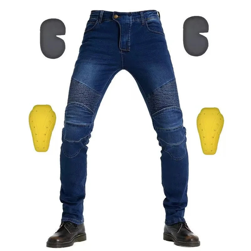 Jean de Moto avec protections intégrées