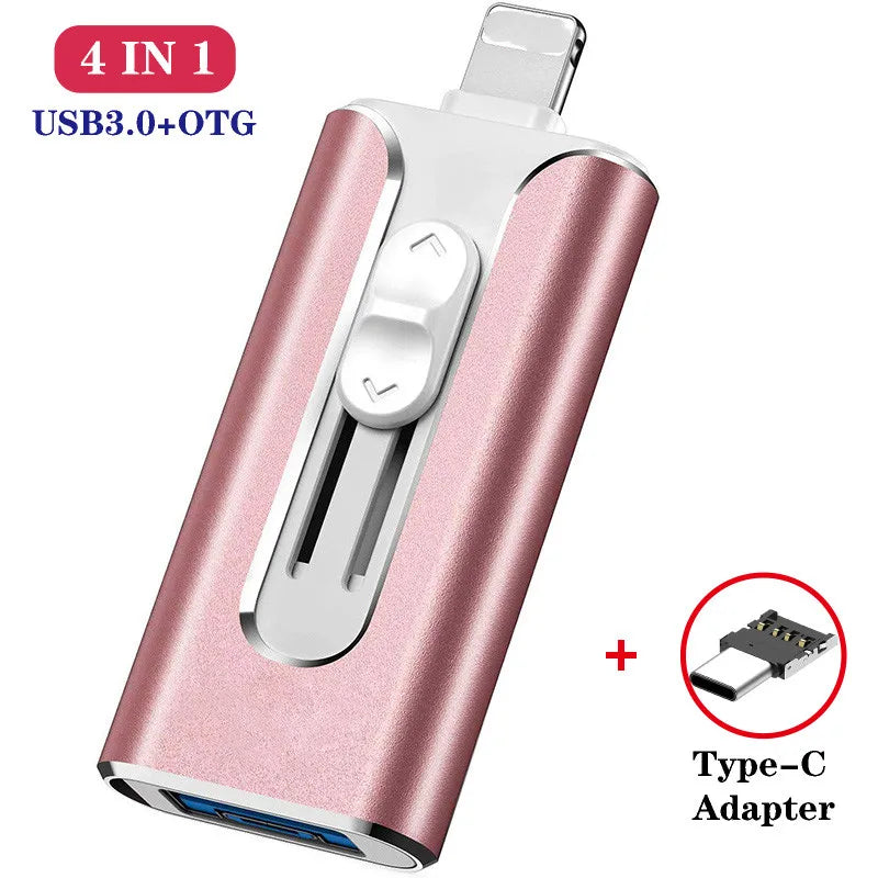 Clé USB OTG 4 en 1 - Jusqu'à 512GO