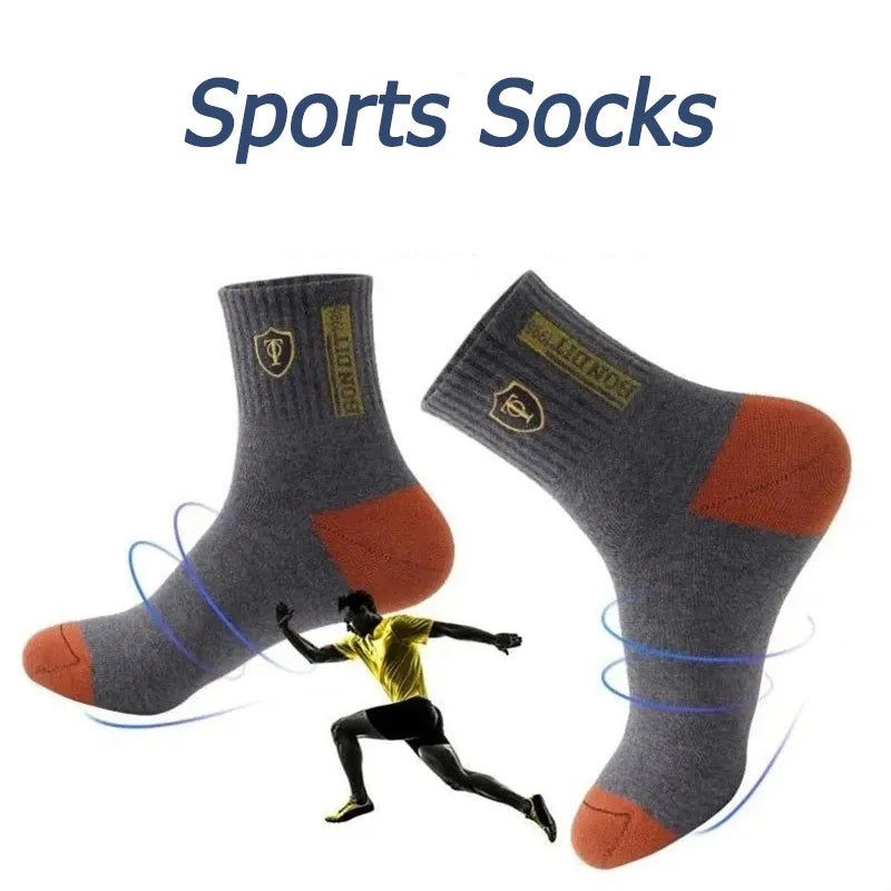 5 Paires de chaussettes de sport 4 saisons pour Hommes
