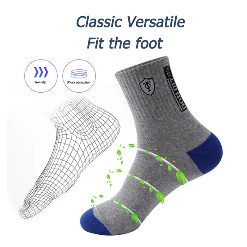 5 Paires de chaussettes de sport 4 saisons pour Hommes