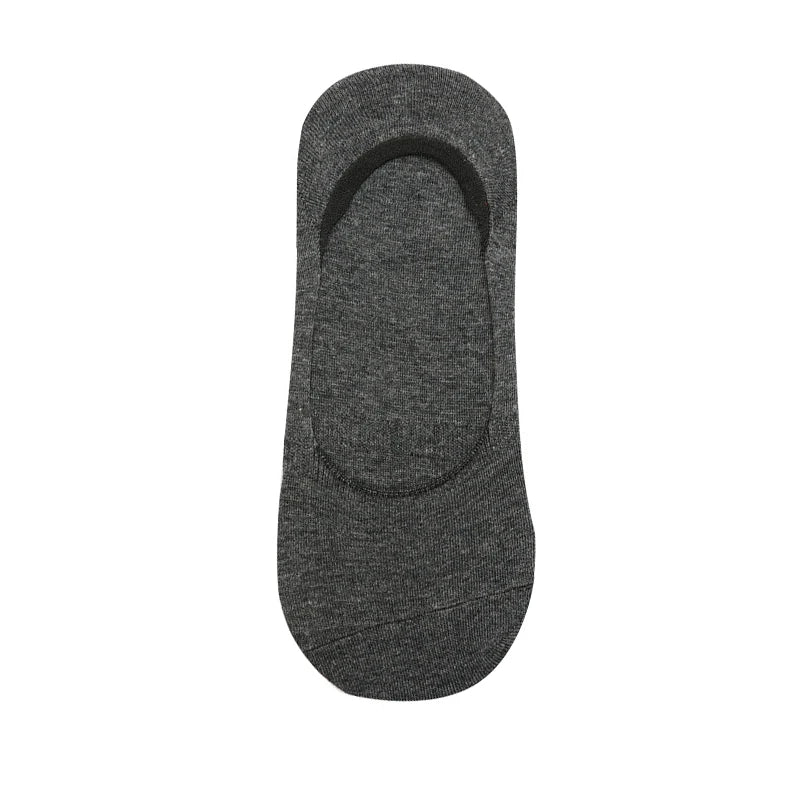 Chaussettes Bateau Invisibles en Coton Respirant avec Silicone - Homme