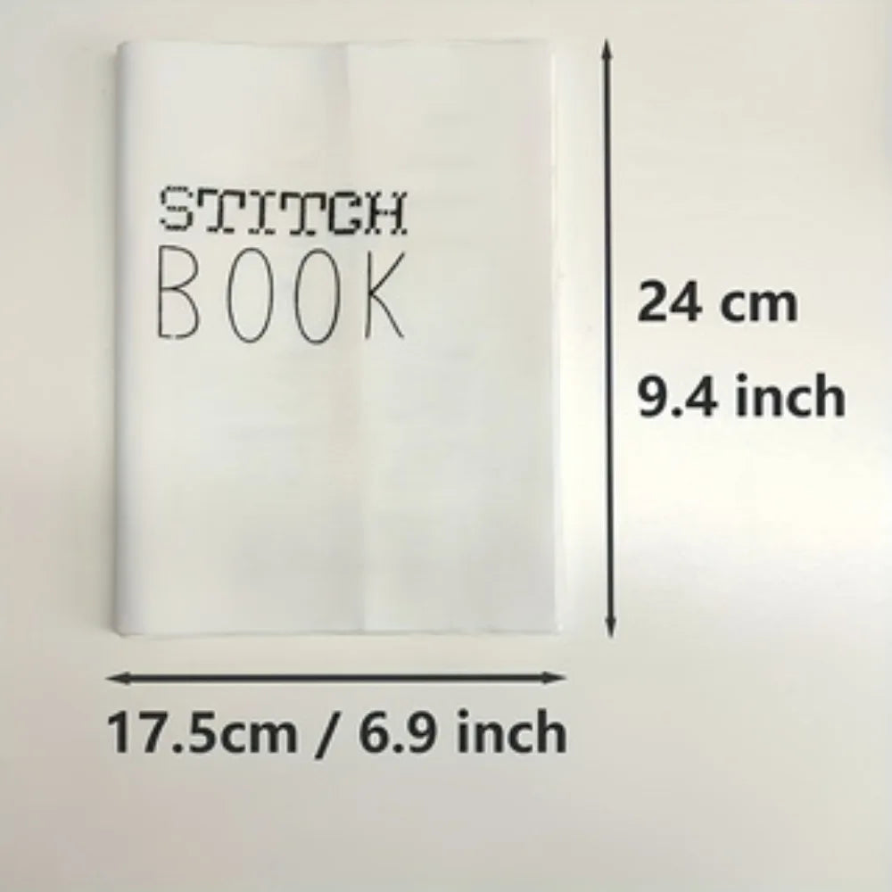 Kit Livre de Broderie Débutant – Guide des Points de Broderie avec 24 Fils et Tambour OFFERTS