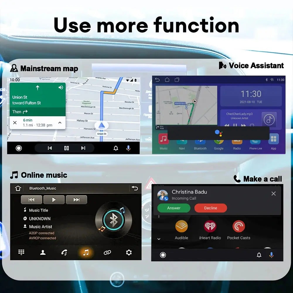 Système Apple Carplay et Android Auto