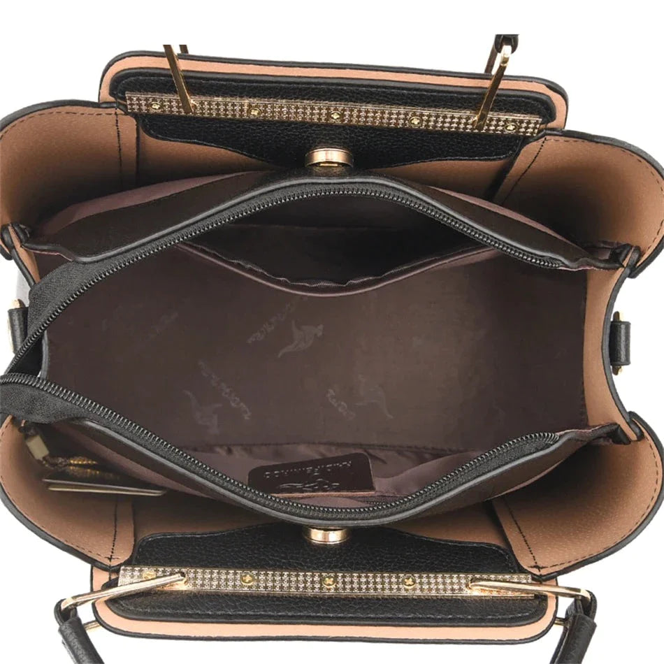 Sac à main PREMIUM en cuir souple pour femmes