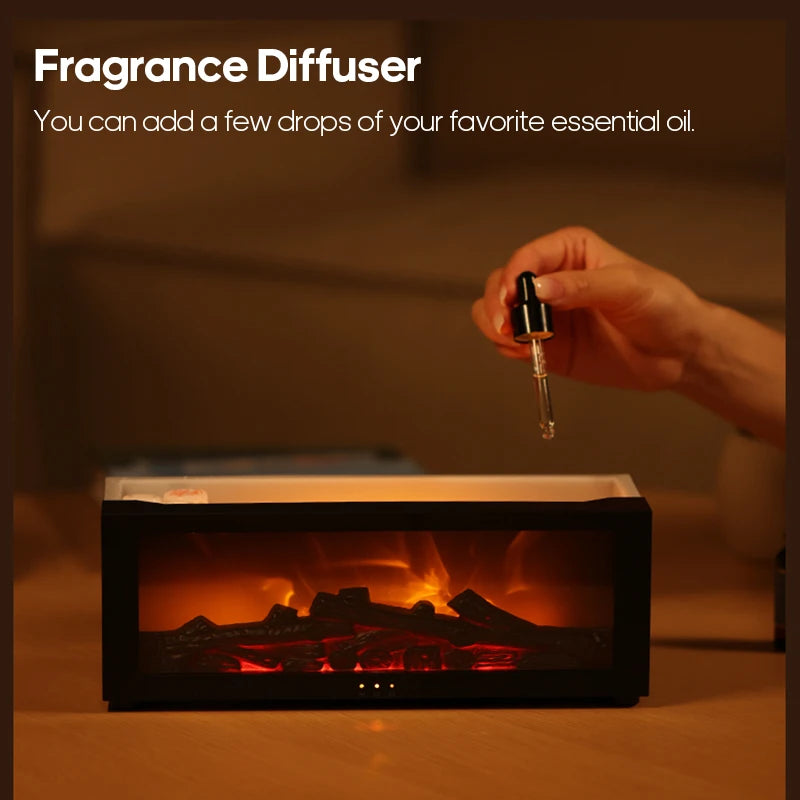 Diffuseur Mini Cheminée Cosy - 4 Huiles essentielles OFFERTES