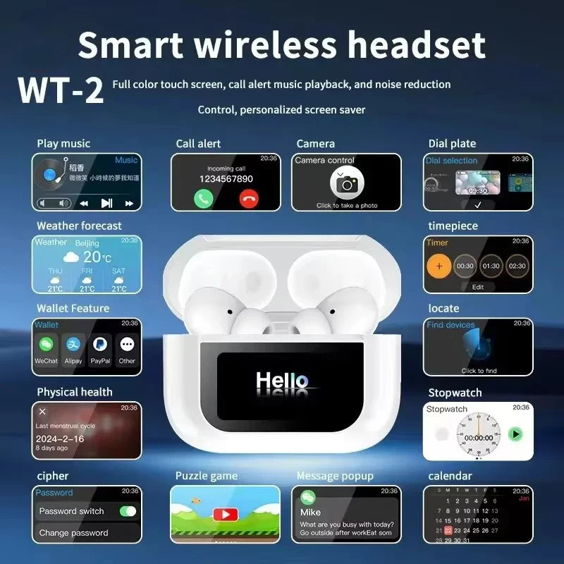 Xiaomi - Écouteurs sans fil Bluetooth Pro 6 avec écran