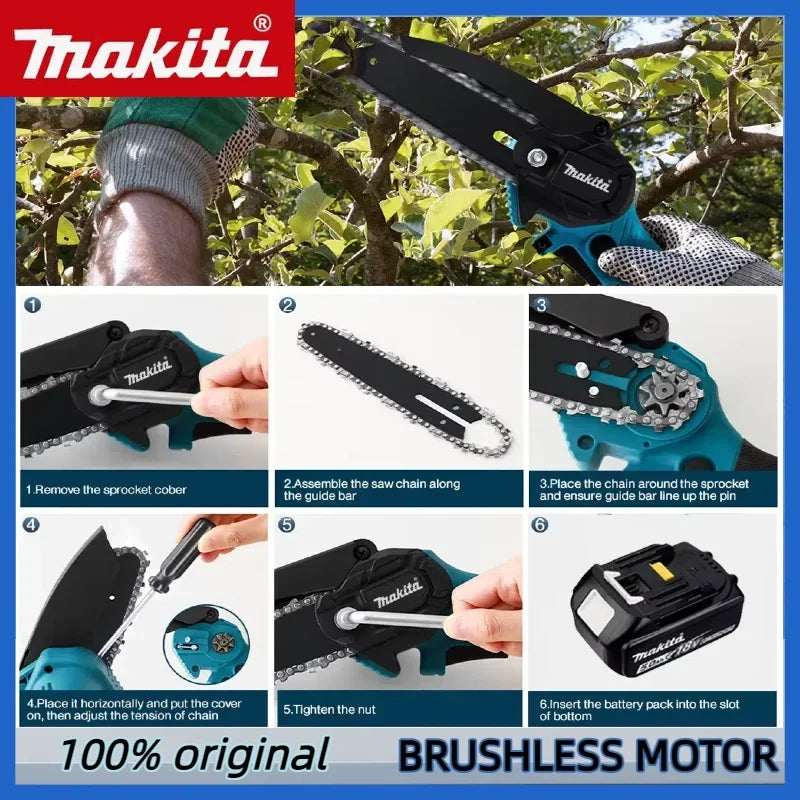Mini scie à chaîne électrique rechargeable - Livraison offerte