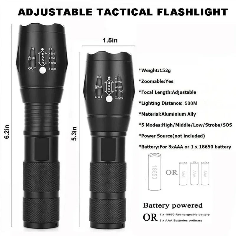 1 lampe torche militaire achetée = 1 lampe torche militaire offerte