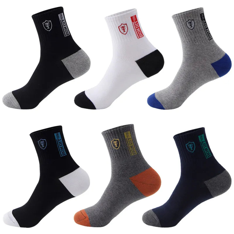 5 Paires de chaussettes de sport 4 saisons pour Hommes