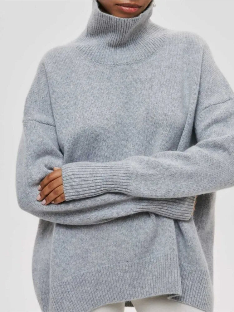 Pull col roulé Oversize - L'indispensable de l'hiver
