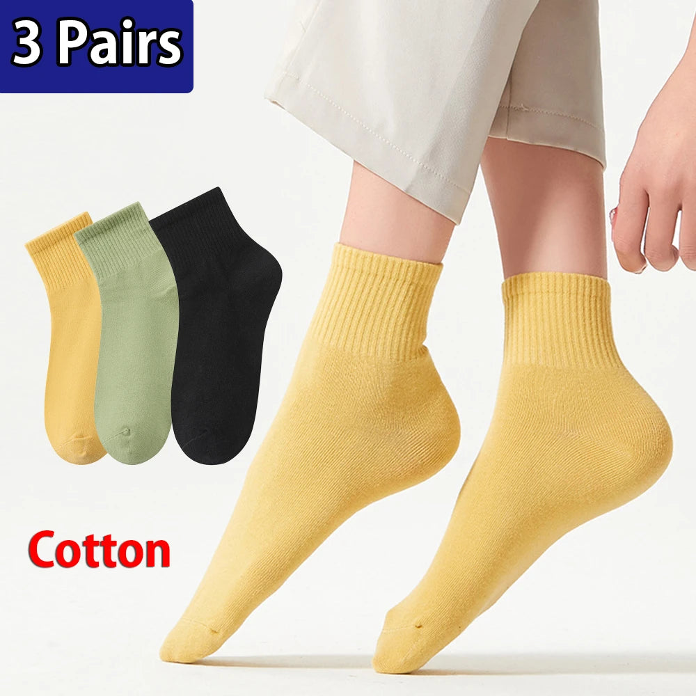 3x Chaussettes Décontractées en Coton - Ultra Confort