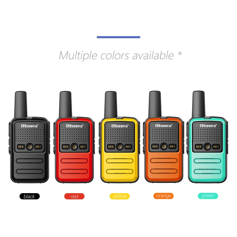 Duo Mini Talkie-Walkie rechargeable - Jusqu'Ă 5km !