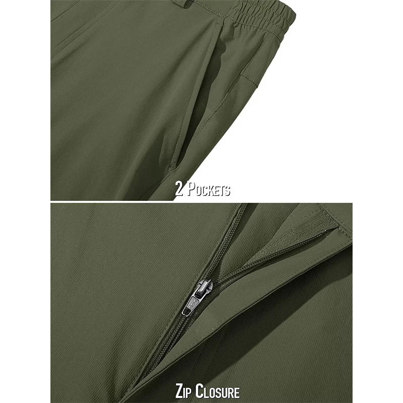 Pantalon droit décontracté pour homme - léger et séchage rapide