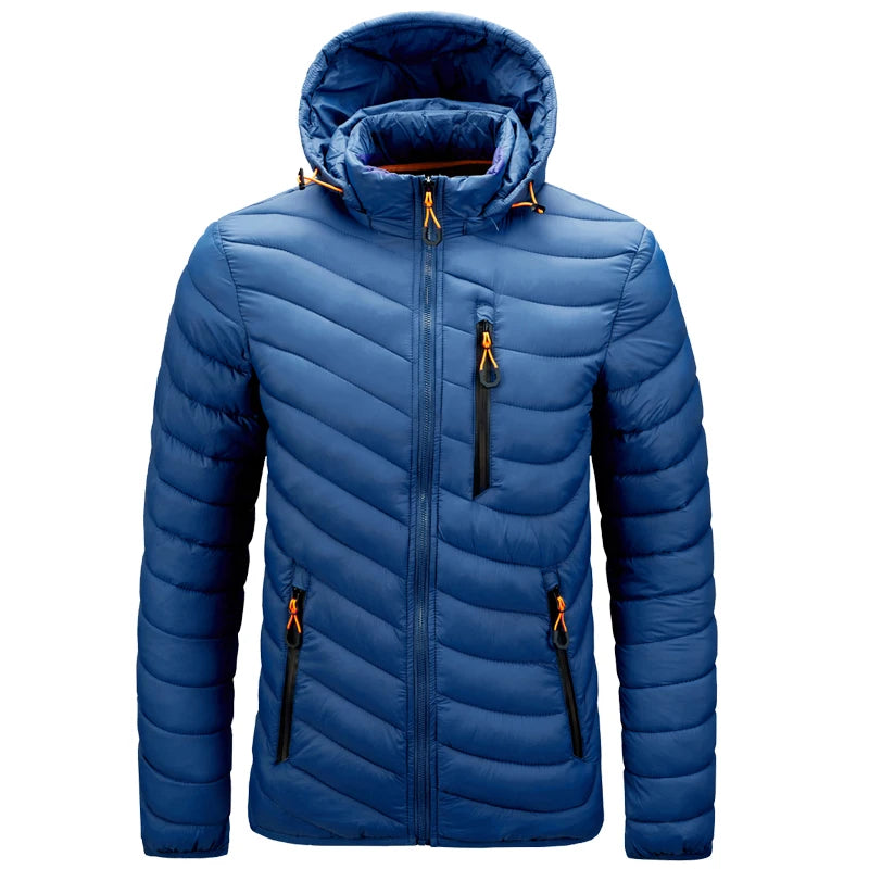 Ritch - Doudoune légère à capuche multipoche pour Homme