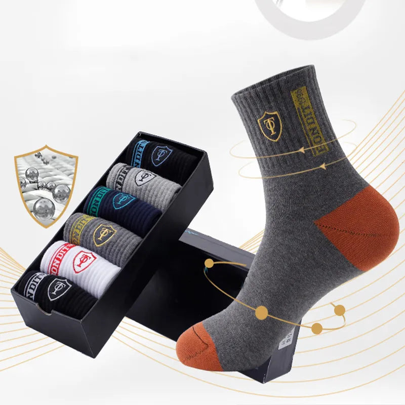 5 Paires de chaussettes de sport 4 saisons pour Hommes