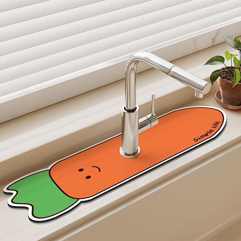 Tapis Égouttoir Cuisine - Séchage Rapide & Propre