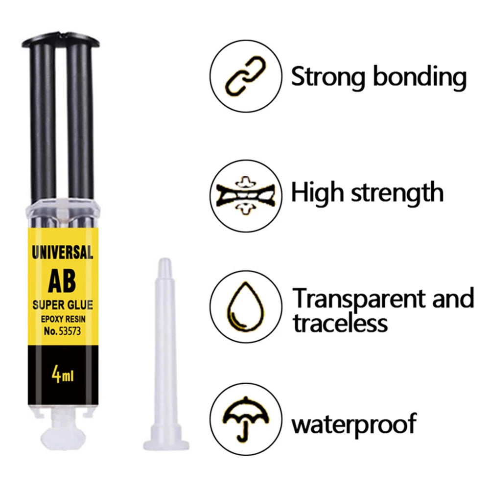 3x Colles AB Universelle Ultra Résistante - Multi-Matériaux