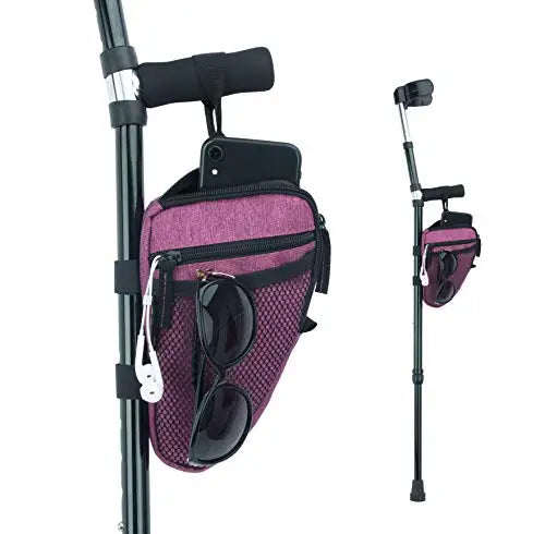 Sac de Canne & Béquille Pratique à Multipoches