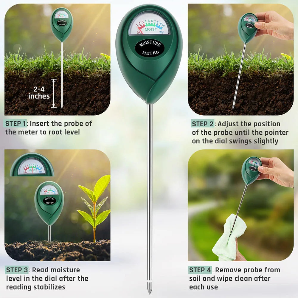 Humidimètre de Sol pour Jardinage