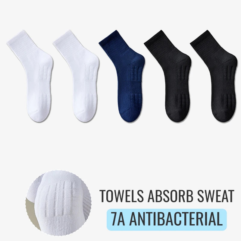 5 paires de Chaussettes Longues Homme – Amorti & Maintien