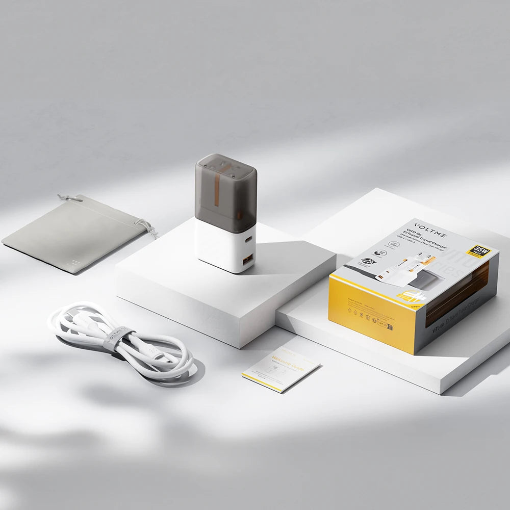 Chargeur Rapide de Voyage multifonctions USB + Type-C - EU, UK, US, AU